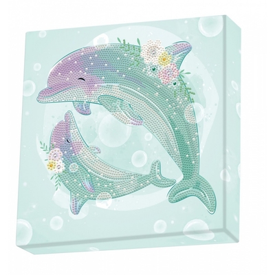 Product Παιδικές Χειροτεχνίες Dante Set Diamond Dotz - Dolphin dance box base image
