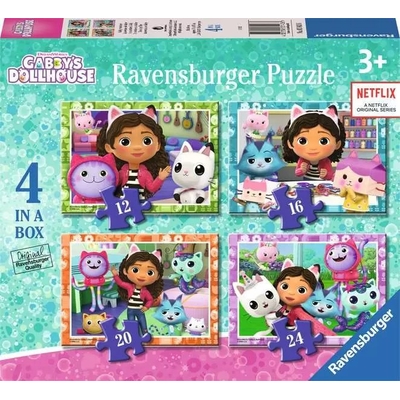 Product Παζλ 4 In 1 Dolhouse Gabbys base image