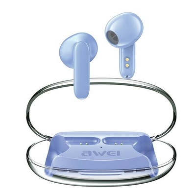 Product Bluetooth Headset Awei 5.3 T85 Enc Tws Blue base image