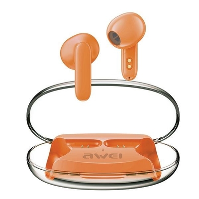 Product Bluetooth Headset Awei 5.3 T85 Enc Tws Orange base image