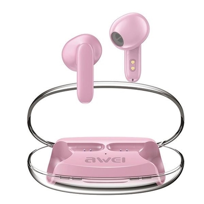 Product Bluetooth Headset Awei 5.3 T85 Enc Tws Pink base image