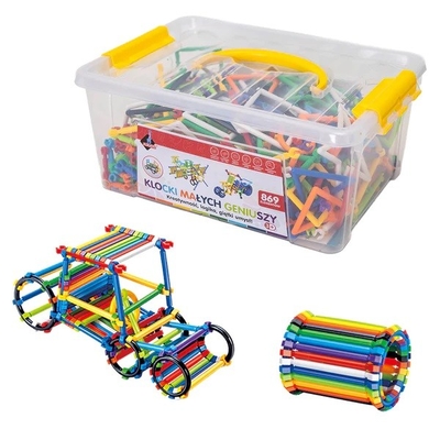 Product Παιχνίδι Κατασκευής Askato Little Geniuses Blocks - Sticks 869 Elements base image