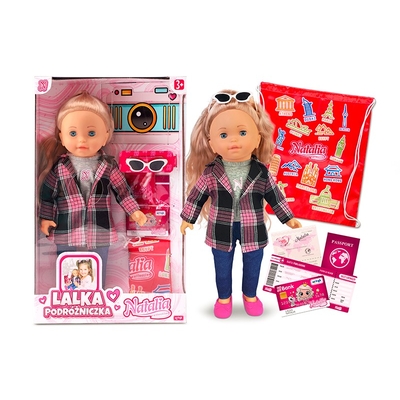 Product Κούκλα Artyk Natalia The Traveler 41 Cm base image