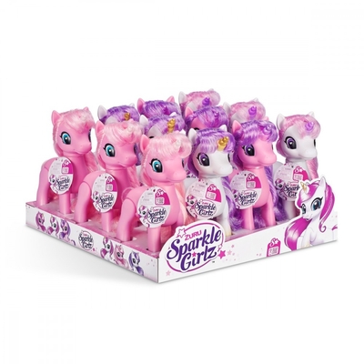 Product Φιγούρα Zuru Sparkle Girlz Figurki Jednoro?ce Z Kucykami Karton 12 Sztuk base image