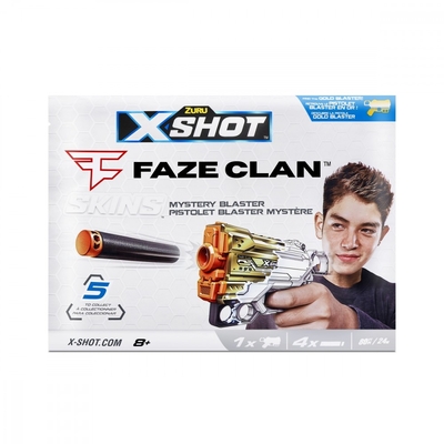 Product Παιδικό Όπλο Δράσης Zuru X-Shot Blaster Skins Menace Faze Blind Bag 4 Darts base image