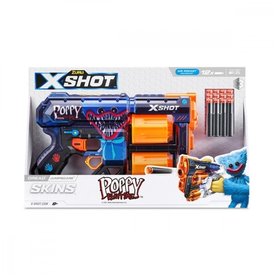 Product Παιδικό Όπλο Δράσης Zuru X-Shot Blaster Skins Dread (12 Darts) Jumpscare base image