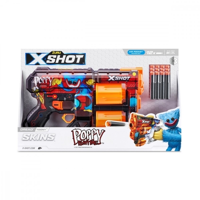 Product Παιδικό Όπλο Δράσης Zuru X-Shot Blaster Skins Dread (12 Darts) Toony base image