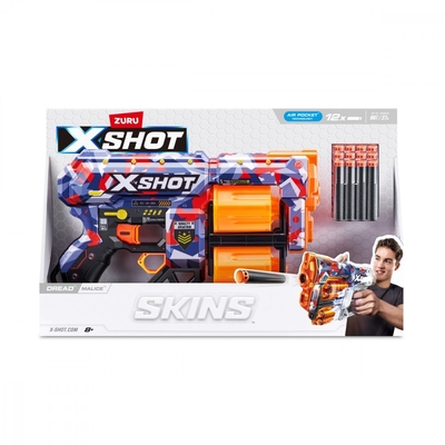 Product Παιδικό Όπλο Δράσης Zuru X-Shot Blaster Skins Dread (12 Darts) Color Malice base image