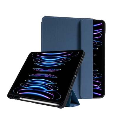 Product Θήκη Tablet Crong Flexfolio Ipad Pro 11 (2022-2021)/Ipad Air 11 (2024)/Ipad Air 10.9 (5-4 Gen.) With Apple Pencil Function Blue base image