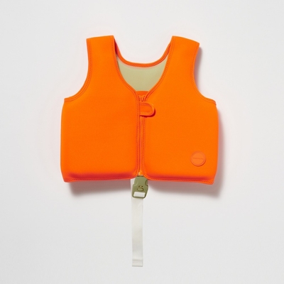 Product Swim Vest (1-2 Years) - Sonny The Sea Creature Neon Orange base image