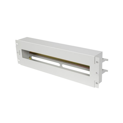 Product Patch Panel Lanberg Voltage distribution 3U 19 inches with DIN ts-35 rail, grey base image