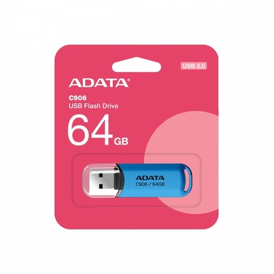 Product USB Stick 64 GB Adata Pendrive C906 Usb2.0 Blue base image