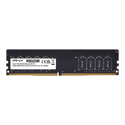 Product Μνήμη Ram Σταθερού PNY 8GB DDR4 2666mhz 21300 Md8gsd42666-Si Bulk base image