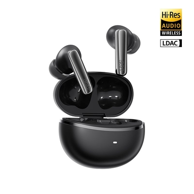 Product Handsfree Ακουστικά Qcy Melobuds N70 ANC Black - HT18 -55db TWS Hi-Res LDAC BT 6.0 IPX5 base image