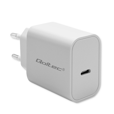 Product Φορτιστής Πρίζας Qoltec Super Quick PD USB C, 20W, 5 12V base image