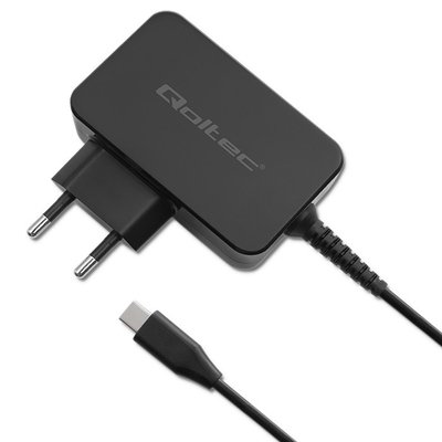 Product Φορτιστής Πρίζας Qoltec Gan Power Pro 1xusb C, 65w, 5 20v base image