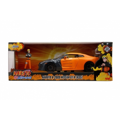 Product Jada Toys Vehicle With Figure Naruto Nissan Gt-R 1/24 base image