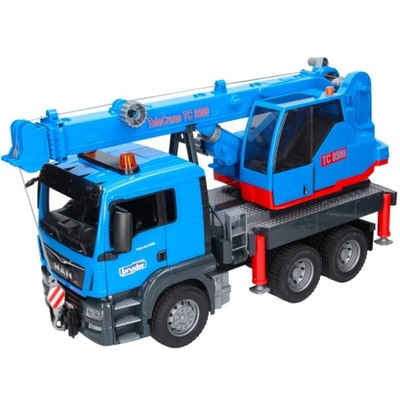 Product Όχημα Εργασίας Bruder Man Tgs Truck With Crane, Blue base image