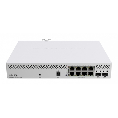 Product Network Switch Mikrotik Cloud Smart Sw Itch 8p Css610-8p-2s+In base image