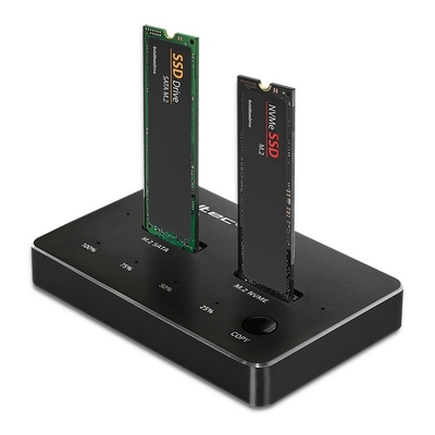 Product Docking Station Qoltec M.2 Ssd Drive , Nvme, Sata,Usb base image