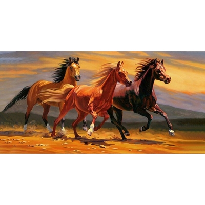 Product Παιδικές Χειροτεχνίες Norimpex Diamond Mosaic - Three horses base image