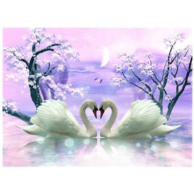 Product Παιδικές Χειροτεχνίες Norimpex Diamond Mosaic - Swan love base image