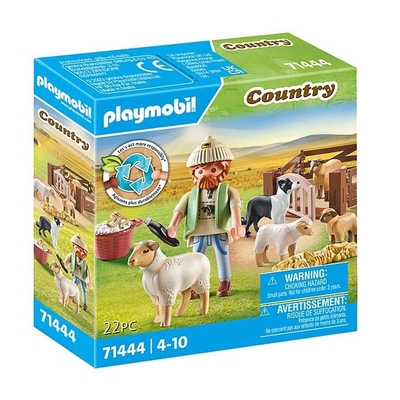 Product Φιγούρα Playmobil Young Shepherd With Flock Of Sheep base image