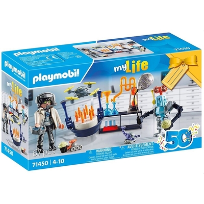 Product Φιγούρα Playmobil Researchers With Robots base image