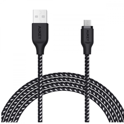 Product Καλώδιο USB Aukey CB-AM2 Nylon Quic k Charge micro USB-USB base image