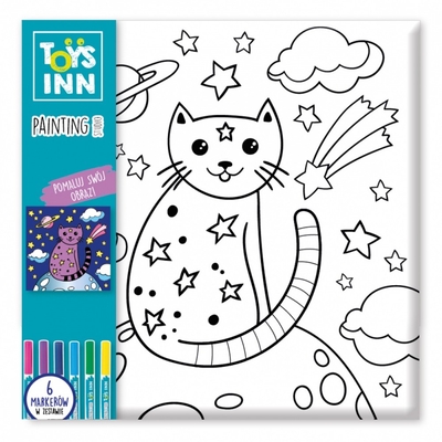 Product Παιδικές Χειροτεχνίες Stnux Picture for coloring with markers Cat base image