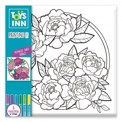 Product Παιδικές Χειροτεχνίες Stnux Picture for coloring with markers Flowers base image
