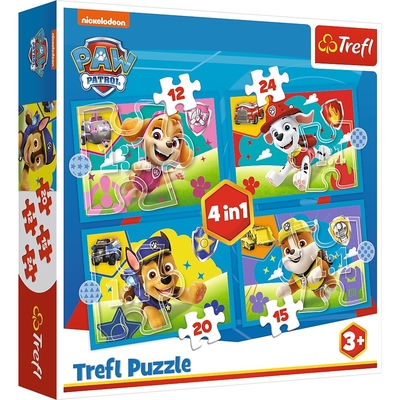 Product Παζλ 4in1 Running Dogs (Paw Patrol) base image