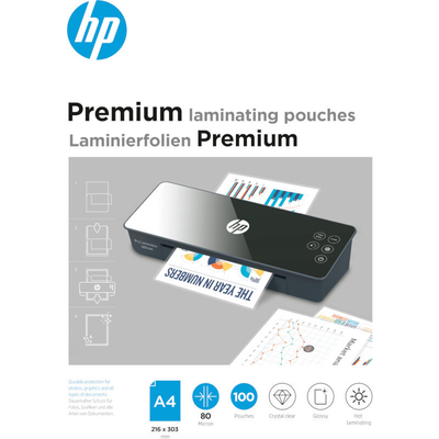 Product Φύλλα Πλαστικοποίησης HP 9123 Premium για Α4 – 80 microns – 100 τμχ base image