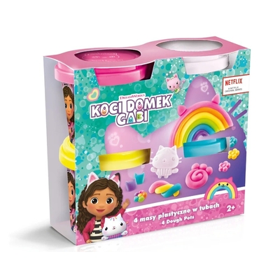 Product Παιχνίδι Κατασκευής Epee Plastic Mass Gabbys Dollhouse - 4 Tubes base image