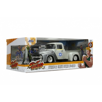 Product Jada Toys Vehicle With Figure Street Fighter 1956 Ford Pickup 1/24 base image