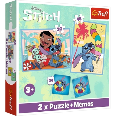 Product Παζλ Trefl Puzzles 2in1 memos Lilo i Stitch base image
