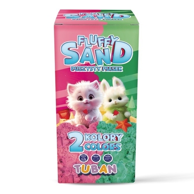 Product Παιχνίδι Κατασκευής Tuban Fluffy Sand - Set Pink And Greeen base image