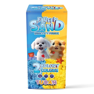 Product Παιχνίδι Κατασκευής Tuban Fluffy Sand - Set Blue And Yellow base image