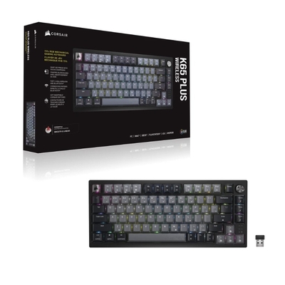 Product Πληκτρολόγιο Ασύρματο Corsair K65 Plus 75% Rgb base image