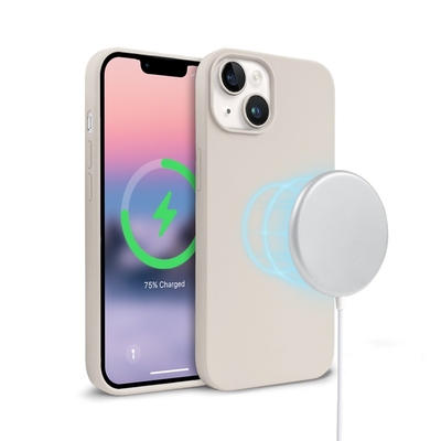 Product Θήκη Κινητού Crong Iphone 14/13 Magsafe Stony Beige base image