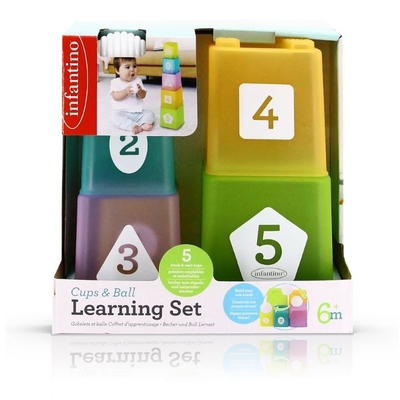Product Βρεφικό Παιχνίδι Bkids Infantino Filling cups with a ball base image