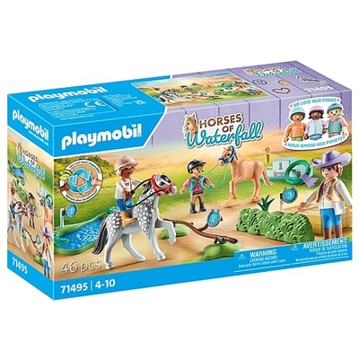 Product Playmobil Figures Set Horses 71495 Pony Tournament base image