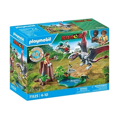 Product Playmobil Figures Set Dinos 71525 Observatory For Dimorphodon base image