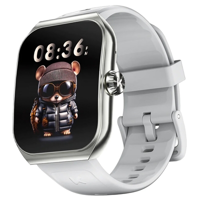 Product Smartwatch Ku7 1.96 Inches 250 Mah Silver base image