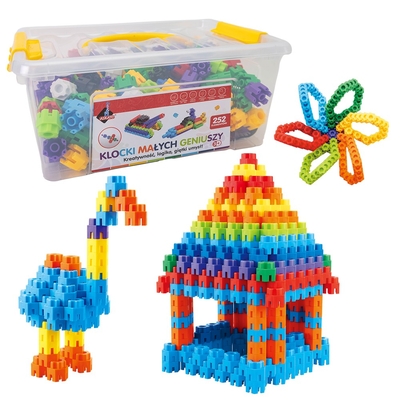 Product Παιχνίδι Κατασκευής Little Geniuses Blocks, Screws 252 Pieces Askato  base image