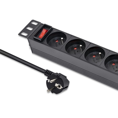 Product Πολύπριζο Qoltec For Rack 10 1u,16a,Pdu,4xfrench,1.8 base image