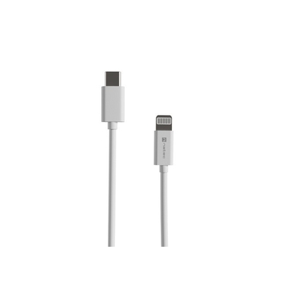 Product Καλώδιο Natec Lightning(M)->Usb-C(M) 1m White Mfi Prat base image