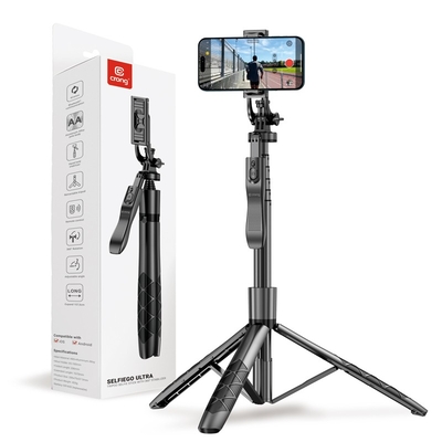 Product Selfie Stick Crong Aluminium Bluetooth tripod Black base image