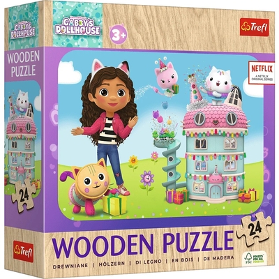 Product Παζλ Wooden 24 Κομμάτια Gabbys Dollhouse base image
