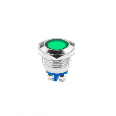 Product LED 18 mm 230V Μεταλλικό Πράσινο base image
